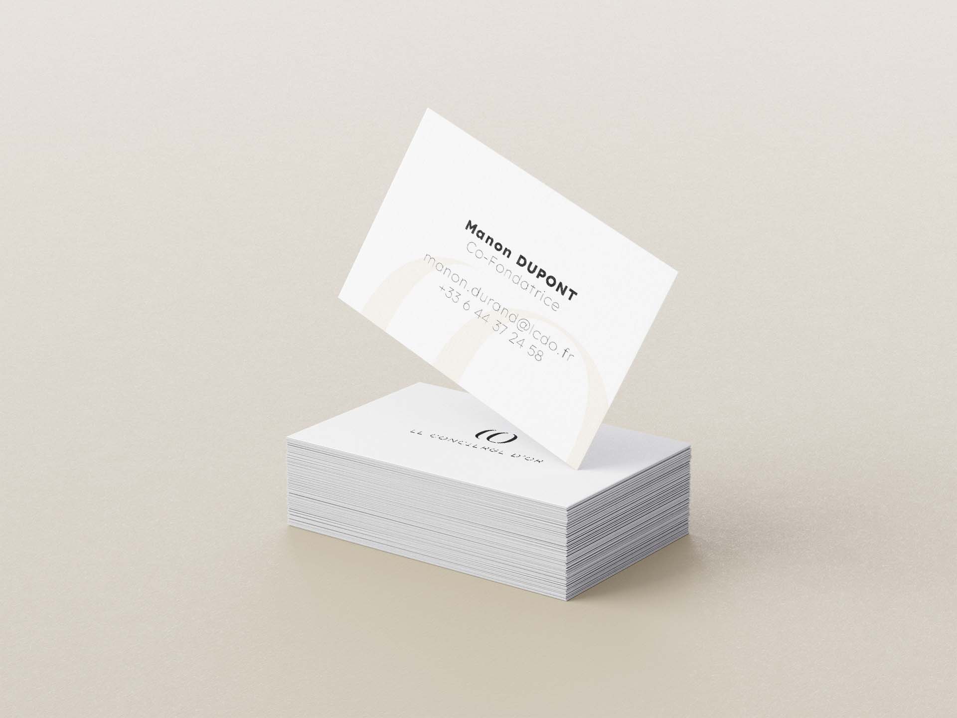 LCDO business card mockup