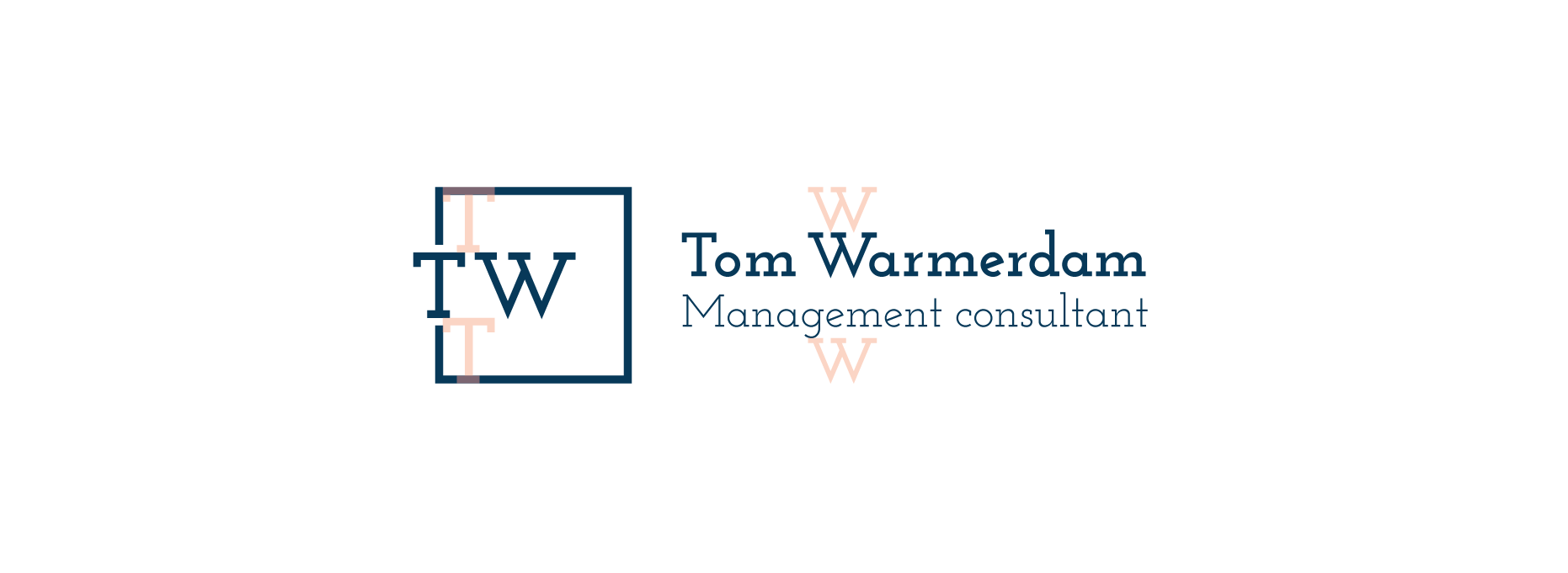Tom Warmerdam logotype construction